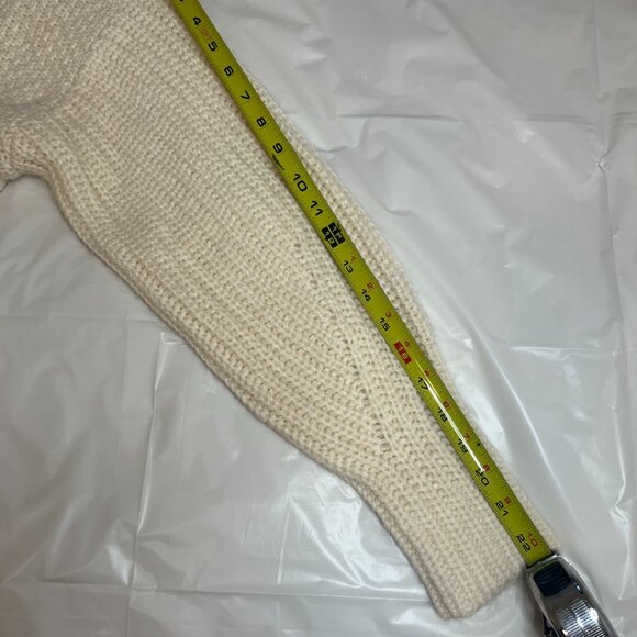 Wilfred Aritzia Womens Limerick Sweater Sz Medium Cream Wool Mohair Alpaca Knit - Picture 12 of 13